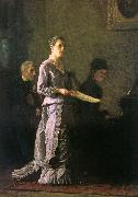 Thomas Eakins The Pathetic Song oil on canvas